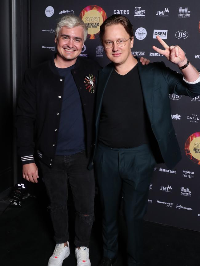 George Sheppard and Andrew Stone. Picture: Liam Kidston