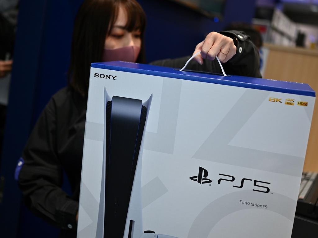 The new consoles have been in high demand. Picture: Charly Triballeau/ AFP