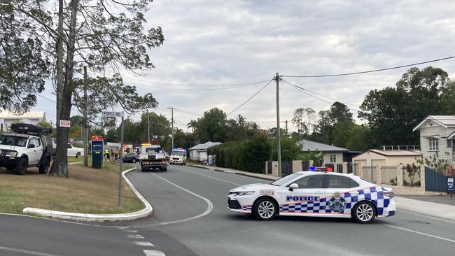 A 21-year-old man was treated for critical injuries after his motorcycle collided with a small SUV on a suburban T-junction at Gympie. Emergency crews were called to the scene of the crash at the intersection of Louisa and Musgrave St, only a few metres from the Gympie West Store and Service Station, about 8.48am Friday.