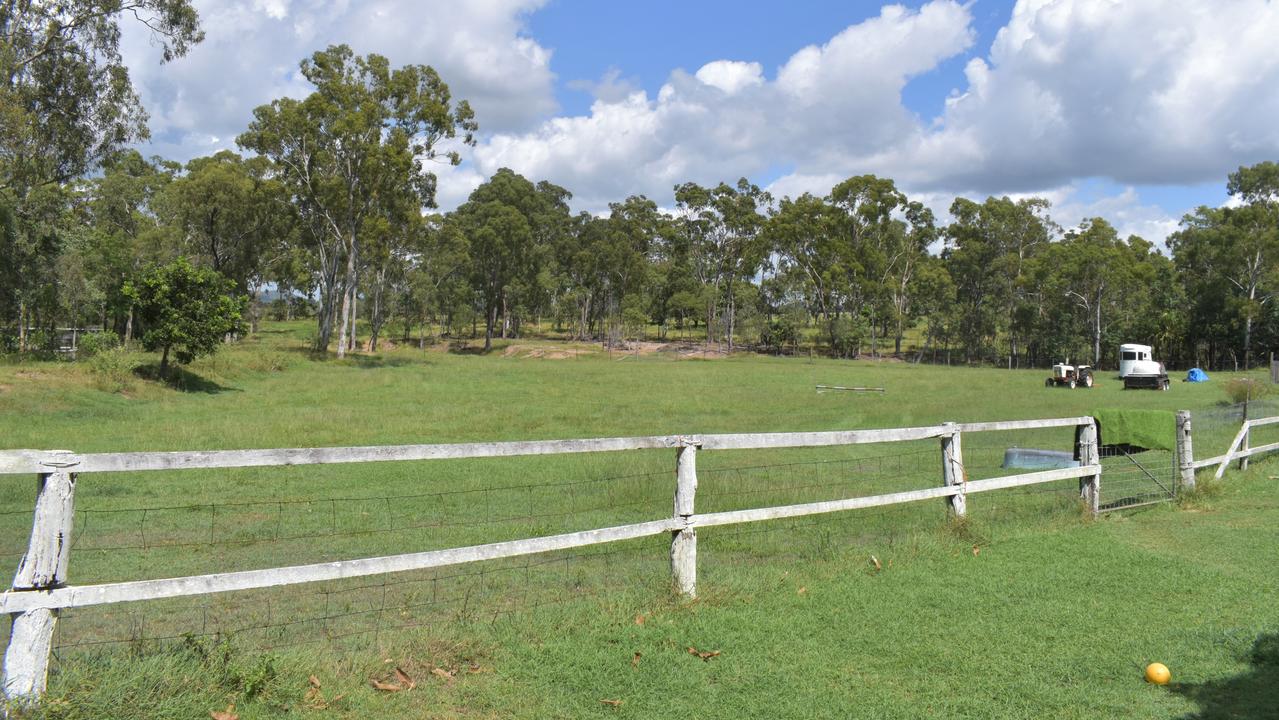 The area where the glamping tents will be located.