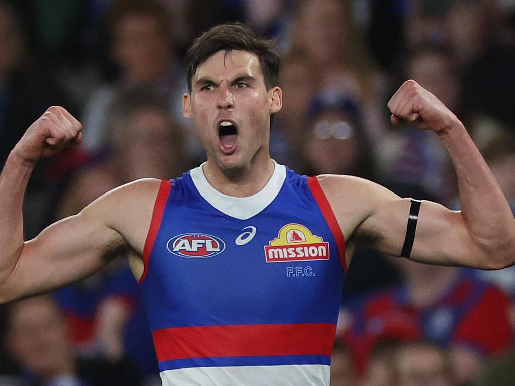 Sam Darcy has kicked 42 goals in 29 games for the Bulldogs.