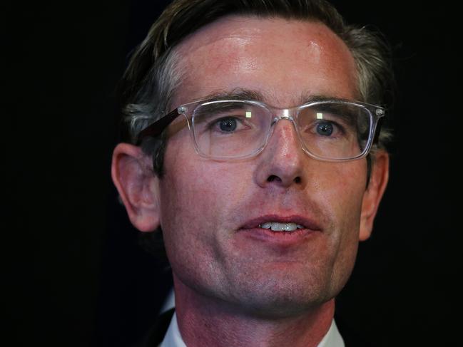 SYDNEY, AUSTRALIA - NewsWire Photos, OCTOBER 05 2021:Dominic Perrottet addresses the media during a press conference as the new leader of the Parliamentary Liberal Party at Parliament House in Sydney. Picture: NCA NewsWire / Gaye Gerard