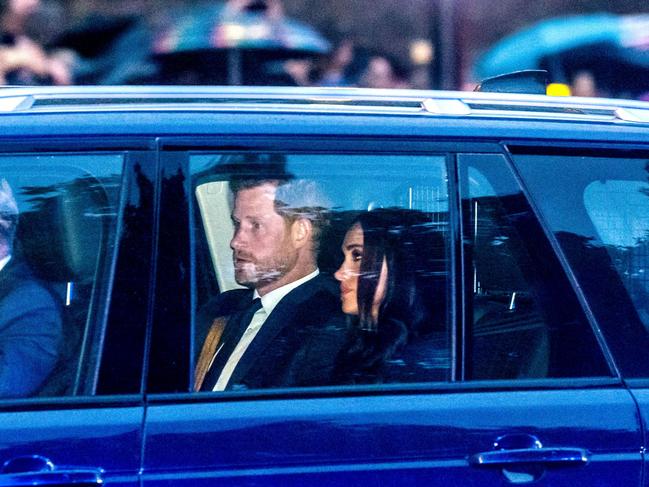 Prince Harry and Meghan, Duchess of Sussex arrive at Buckingham Palace. Picture: Shutterstock