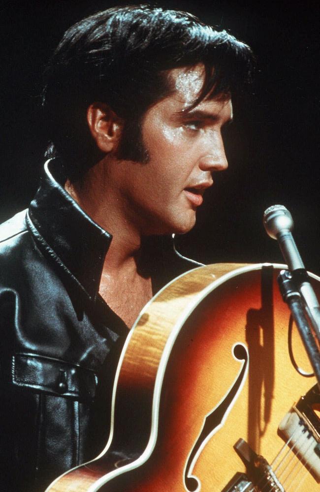 The King of Rock’n’roll Elvis Presley in his heyday.