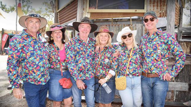 The Trademutt shirt people at Gympie Music Muster. Picture: Patrick Woods.