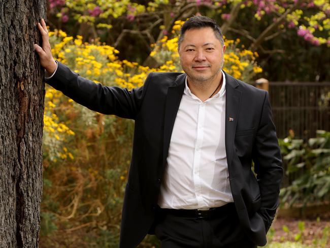 04/10/2018: Chin Tan, new Racial Discrimination Commissioner, in Hawthorn near Melbourne. Stuart McEvoy/The Australian.