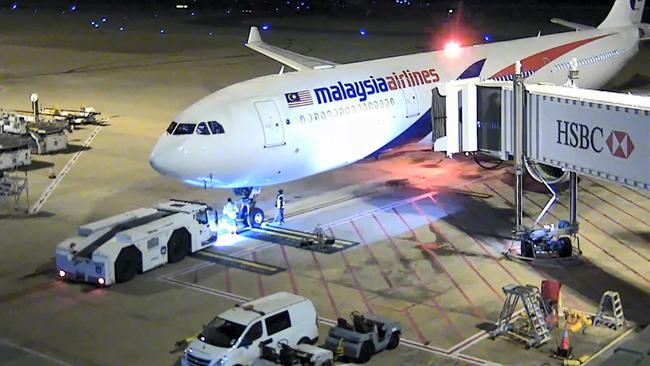 MH134 returned to Brisbane when pilots realised there was an air speed indicator fault. Picture: Supplied