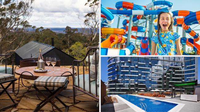 20% off mid-week wine tours, $40 off Dreamworld theme park passes and up to 68% off luxe staycations. Picture: The Highlands Tour Co, Experience Oz, Luxury Escapes
