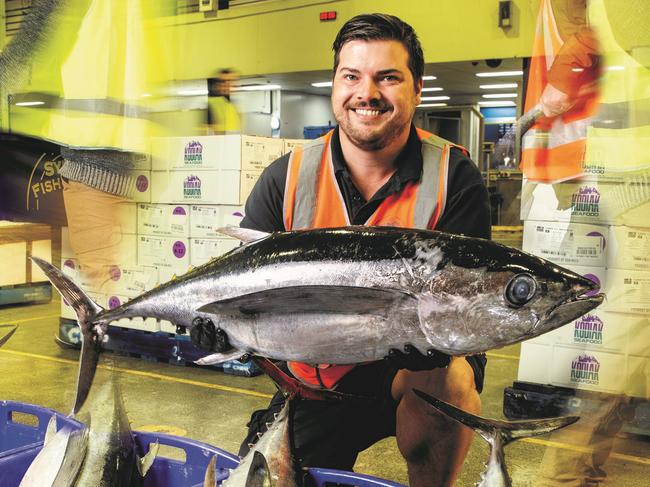 Sydney Fish Market seafood expert Alex Stollznow