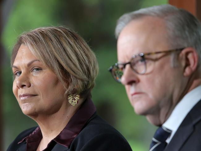 PERTH, AUSTRALIA - NewsWire Photos - June 2nd 2025: Prime Minister Anthony Albanese at a Press Conference announcing former Green's Senator Dorinda Cox has joined the Labor Party; Announced at The Old Tea Pavilion, Kings Park , in Perth, WA. Picture: NewsWire / Philip Gostelow