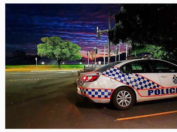 Generic images of Queensland Police vehicles, police tape and police uniform