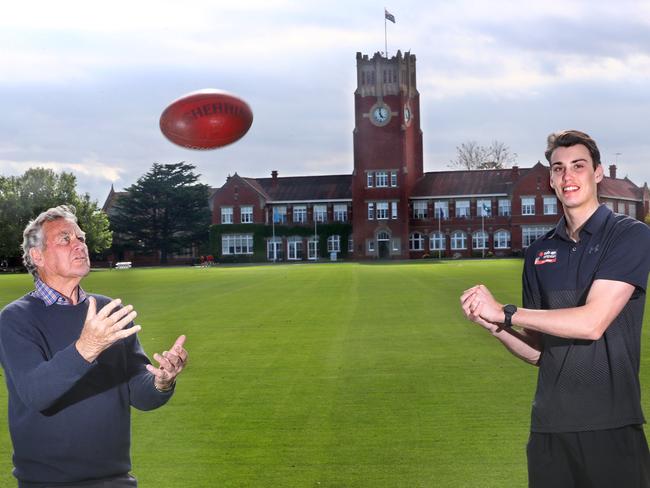 Alistair Lord with grandson Ollie Lord. Picture: Glenn Ferguson