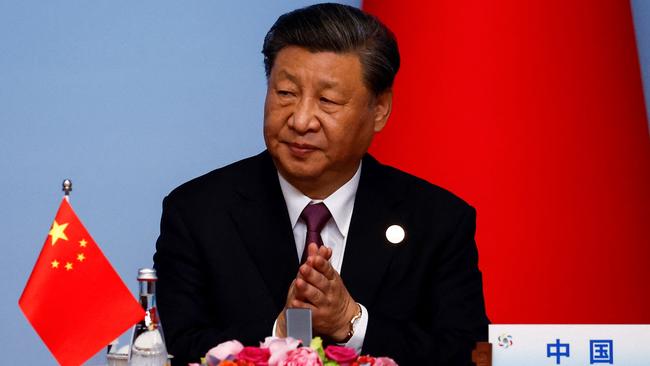 Chinese President Xi Jinping attends the China-Central Asia Summit in Xian. Picture: AFP.