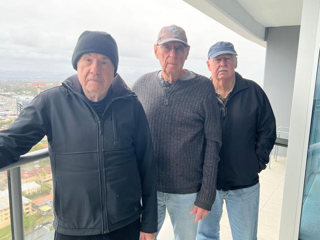 Southport Central residents Chris Griffith, John Butler and Bob Cartledge. Picture: Keith Woods.