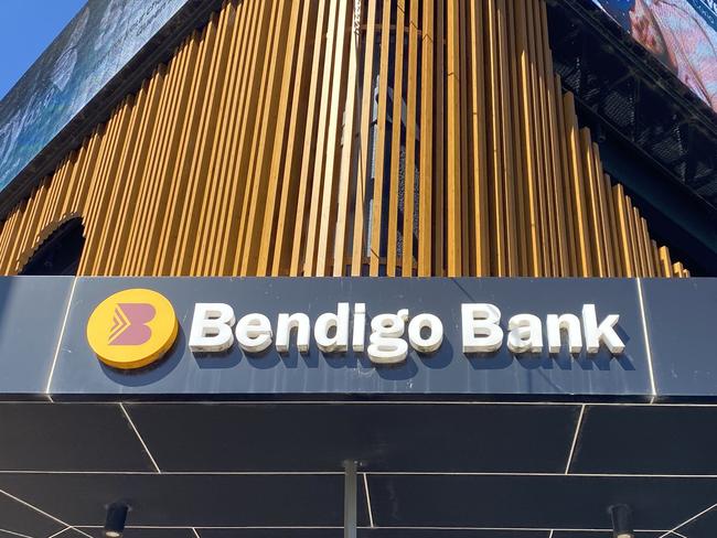 Bendigo Bank's Malop St branch is temporarily closed until February 1, 2023. Picture: Michaela Meade