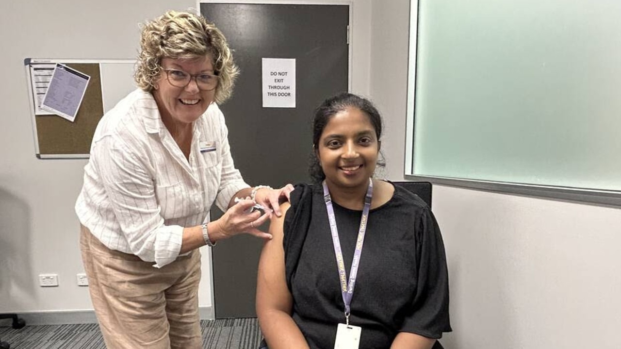 Public Health Nurse Teresa McGorm and Dr Priya Janagaraj. Picture: Darling Downs Health