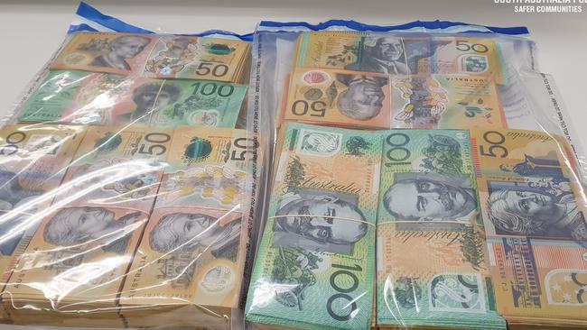 Members of Nomads outlaw motorcycle gang were arrested and charged after the raids. Pictures: SA Police