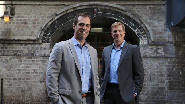 Founders of buy now, pay later company Sezzle (L-R) CEO Charlie Youakim and Chief Revenue Officer Paul Paradis.