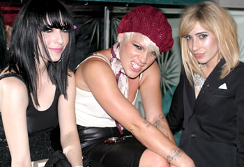 Talented trio ... P!ink and the Veronicas / Pic: Warner Music