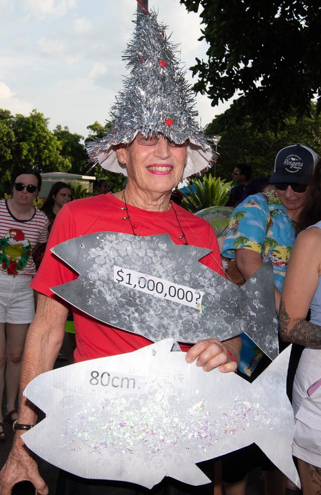 Thousands of Territorians braved the tropical heat for A Very Darwin Christmas Pageant. Picture: Pema Tamang Pakhrin