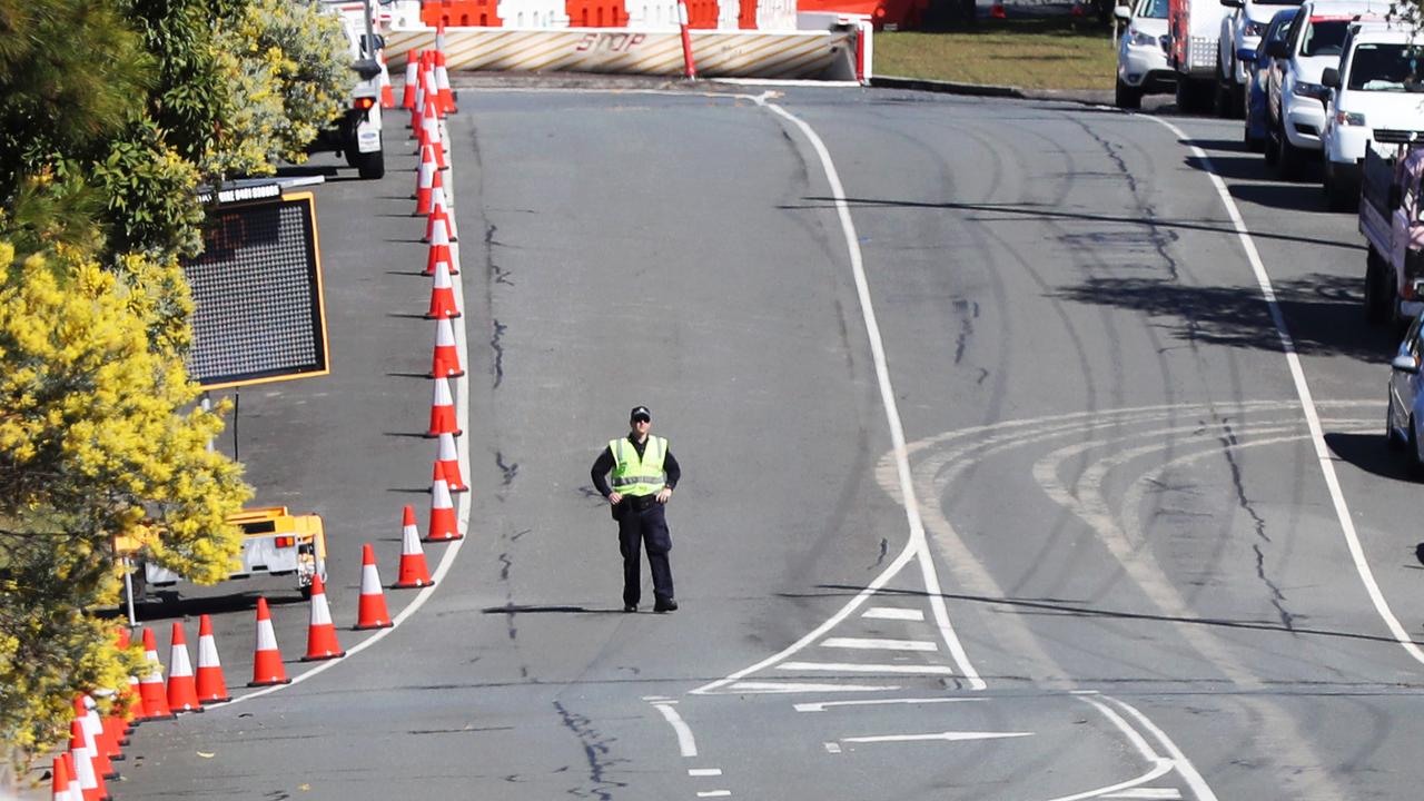 Sydney’s coronavirus hotspot areas were added to Queensland’s border restrictions on Tuesday. Picture: Nigel Hallett