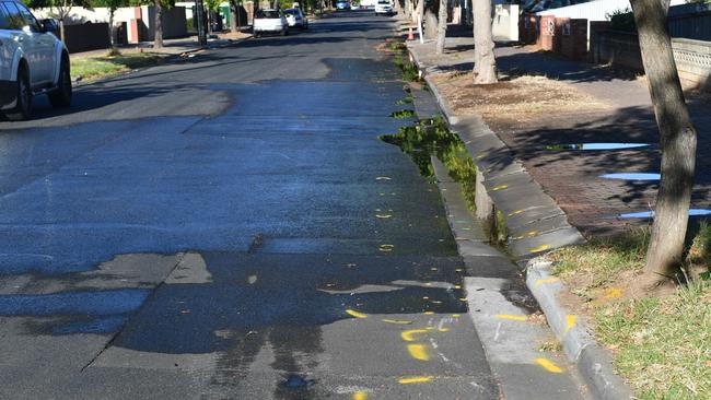 A serious motorbike accident occurred on Gilford Ave, Prospect in the early hours of Sunday morning, January 17. Picture: Keryn Stevens