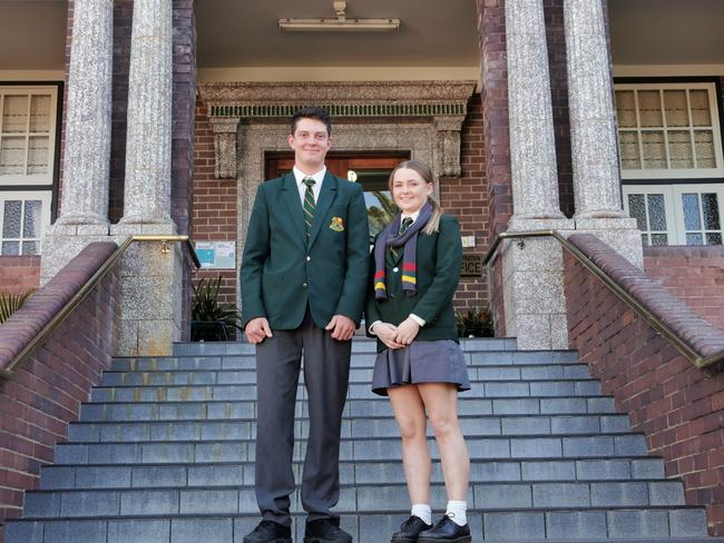 Myles Wellman and Zoe Leadbeatter-O'Reilly are two students featured in Lismore’s future leaders.