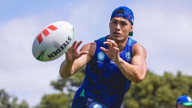 Roger Tuivasa-Sheck back training with the Warriors after his return from rugby union. Credit: Instagram.