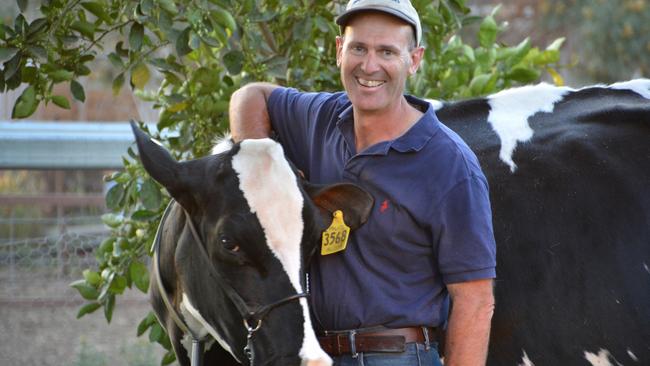 BUSH SUMMIT: Little Big Dairy was a recipient of a Woolworths Dairy Innovation Fund grant in 2021.. Their project was for a "Solar Project - Bore and water storage dam pumping solution". Essentially, the project increased the availability and storage of bore water using only solar energy, to improve the overall resilience of the farm. Pictured: Little Big Dairy owner Steve Chesworth. Picture: Sophie Hansen