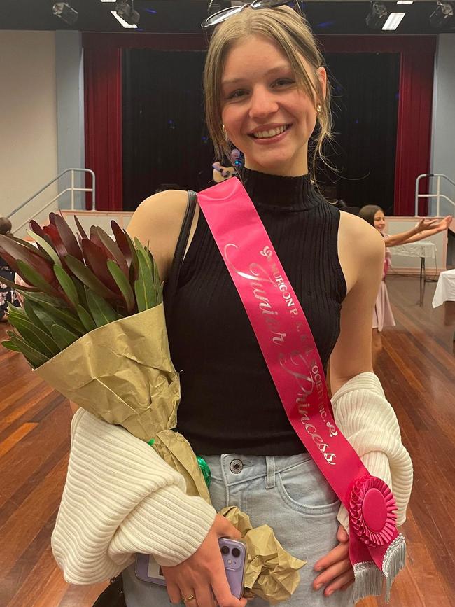 Murgon Show Society Junior Showgirl Emma Lindholm said she is excited to educate young people on how the Show Society helps its community.