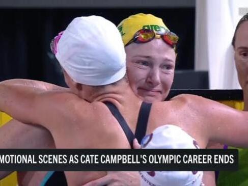 Emotional scenes as Cate Campbell misses Olympics