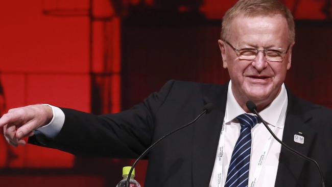 John Coates was forced to apologise over “the wrong choice of words”. Picture: AP Photo/Eugene Hoshiko