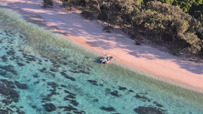 LifeFlight airlifts four people after boat sinks off Bundaberg on June 8, 2025. Photo credit: LifeFlight