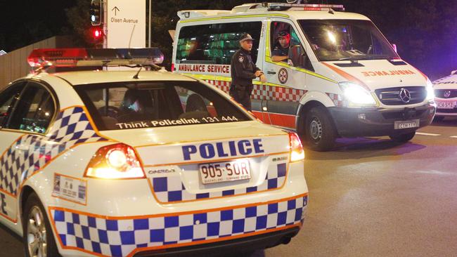 An Iranian man rammed a police car in an attempt to be deported. Picture: Jerad Williams