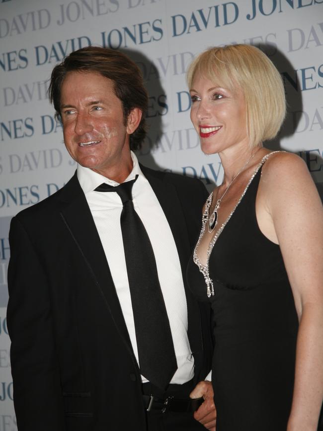 Daniel and Suzie Lightfoot at the David Jones QueensPlaza opening in 2008