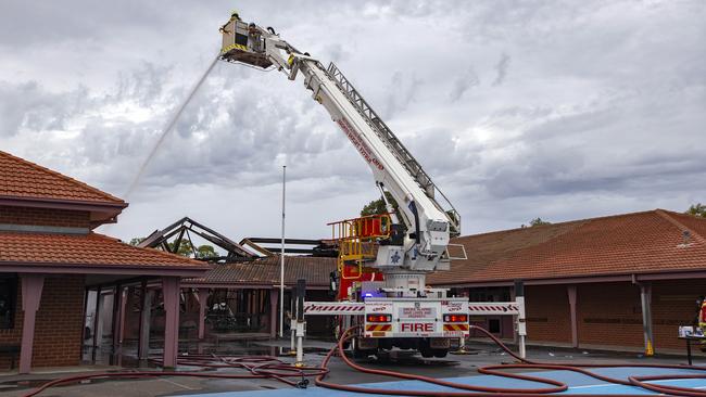 The damage was so extensive the Bamfield St school is being treated as a new school project. Picture: Sarah Matray