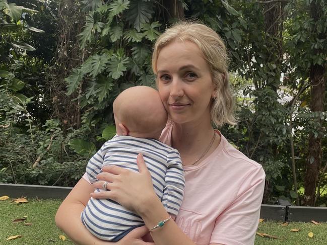 Keely Lister. The 31 year old Cairns mum had to fly 1,700 km to the Gold Coast to give birth to her son Archie after the only private,maternity service in Cairns closed. SUPPLIED