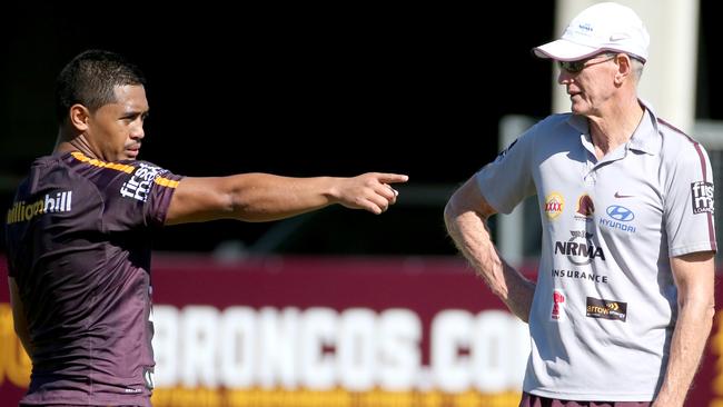 Wayne Bennett is pleased Anthony Milford has re-signed with the Broncos. Picture: Jono Searle