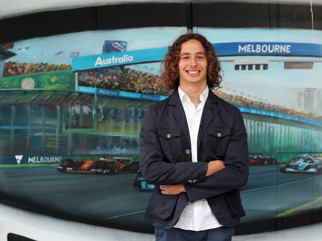 MELBOURNE, AUSTRALIA - JANUARY 05: Alex Peroni of Australia poses during a F1 media opportunity at Albert Park on January 05, 2020 in Melbourne, Australia. (Photo by Graham Denholm/Getty Images for AGPC)