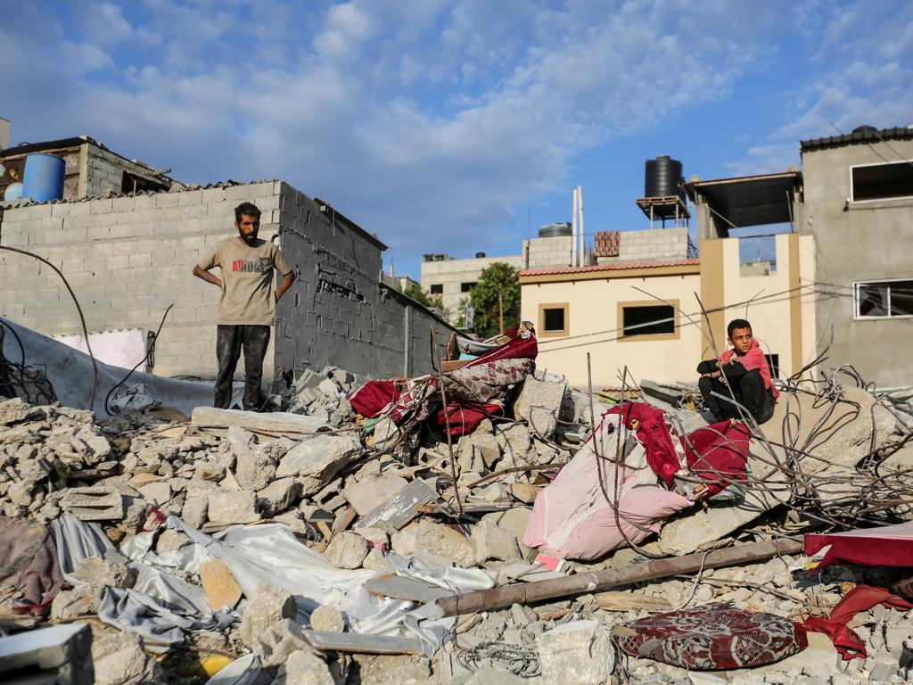 The document has sparked concerns about Israel’s plans for Gaza after the conflict. Picture: AFP