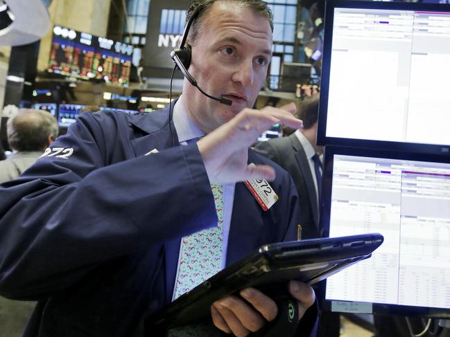 Trader Jonathan Corpina works on the floor of the New York Stock Exchange, Wednesday, Jan. 13, 2016. U.S. stocks are opening higher, led by gains in oil and gas companies as the price of crude turns higher. (AP Photo/Richard Drew)