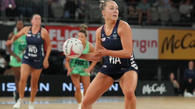 Hannah Mundy in action for the Vixens. Picture: Getty Images