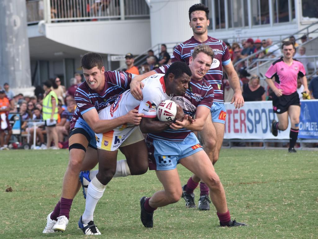 Round 2 of the Hostplus Cup, CQ Capras versus PNG Hunters, Rockhampton’s Browne Park, March 26, 2022.