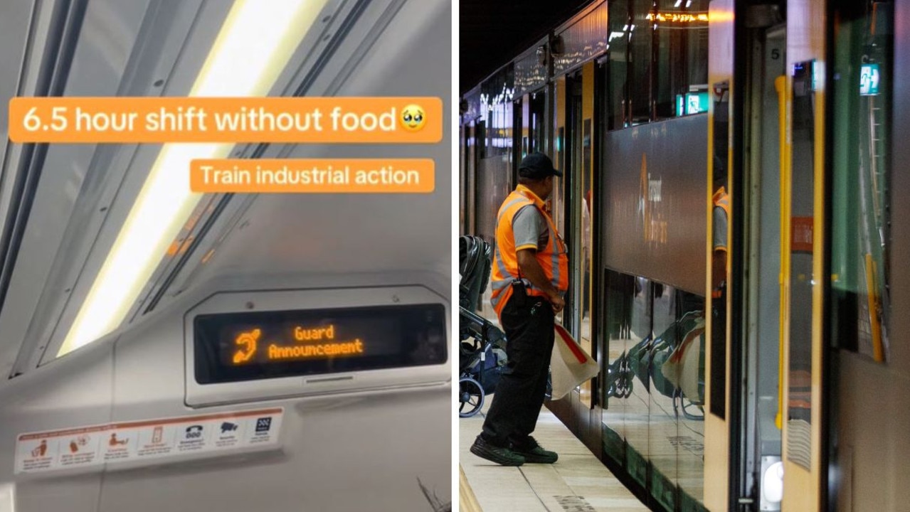 ‘Need some food’: Driver refuses to move train