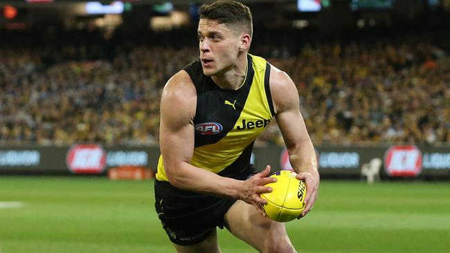 Richmond’s Dion Prestia played a big hand in the Tigers’ win over Geelong. Picture: Michael Klein