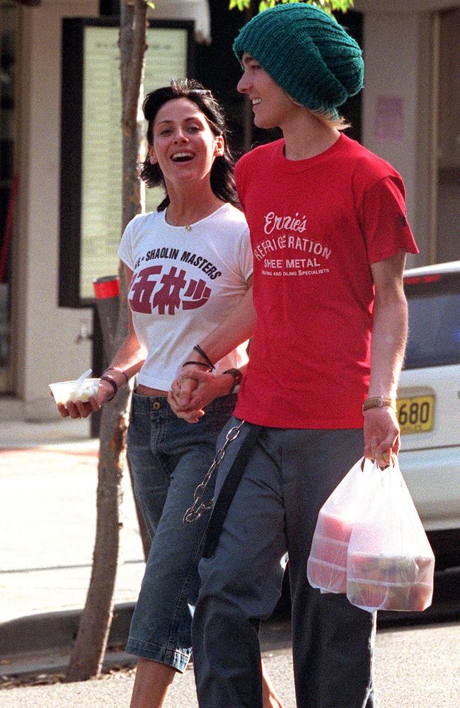 Imbruglia and Johns in Sydney in 2000.