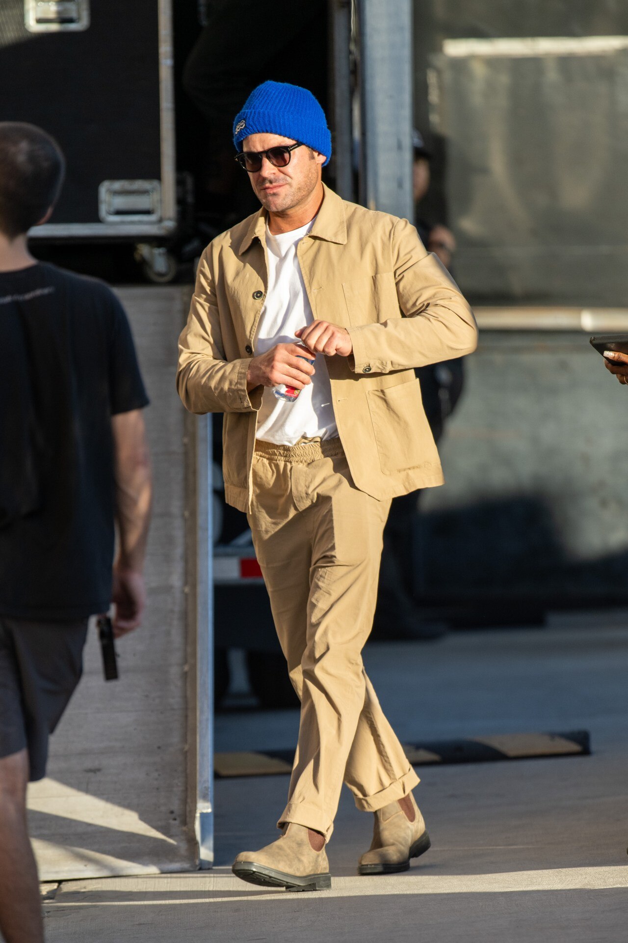 <p><em>Image credit: Getty Images</em></p><p>&nbsp;</p><h3>Zac Efron in Blundstone</h3><p>&nbsp;</p><p>If there&rsquo;s one thing we do bloody well here in Australia, it&rsquo;s a good boot. From the top-end luxury boots to the wear-everyday and beat to hell boots, there&rsquo;s a brand here for you. For Efron, and a host of other celebrities, the Blundstone boots are a go-to. We get it.</p>