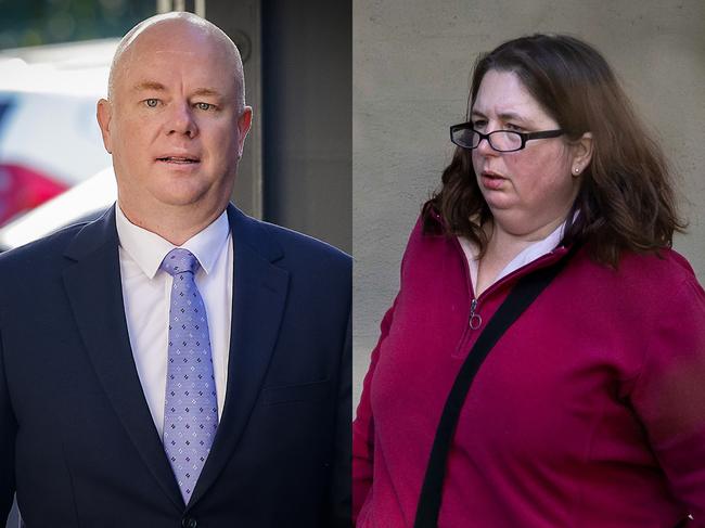 Several tense messages between Simon and Erin Patterson were shown to the court.