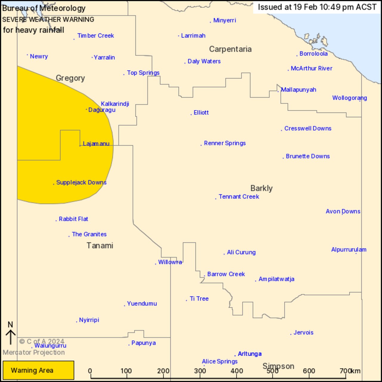 Heavy rainfall continues to sweep across the country. Picture: Bureau of Meteorology