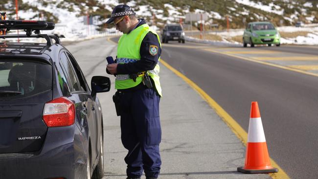 Police place extra attention on road safety in winter.